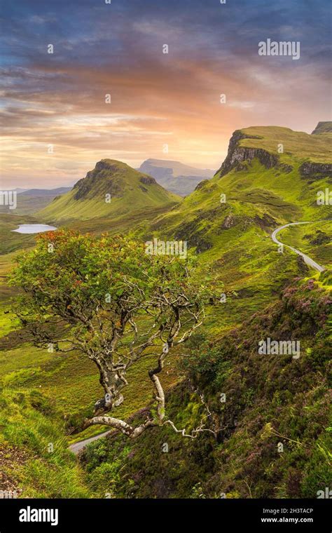 Scottish Highlands Landscape The Quiraing Isle Of Skye Scotland