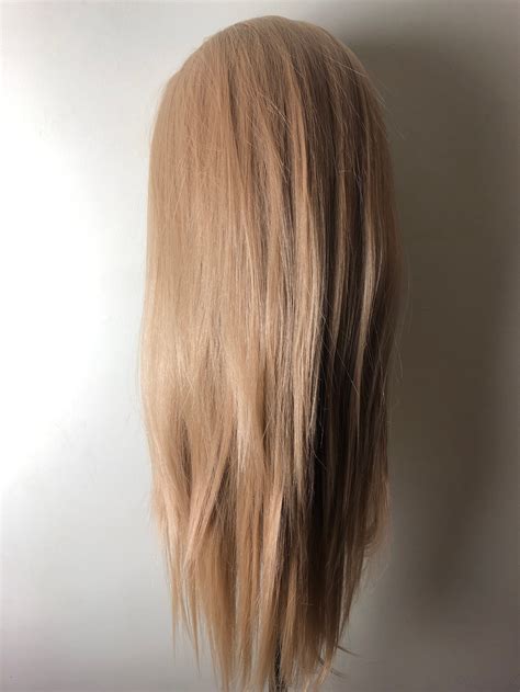 22 Ash Honey Blonde Straight Lace Front Celeb Wig NEW Etsy