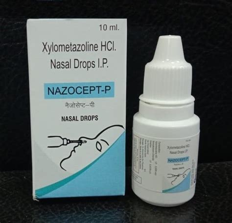 NAZOCEPT P Xylometazoline Nasal Drops Packaging Type Pet Bottle