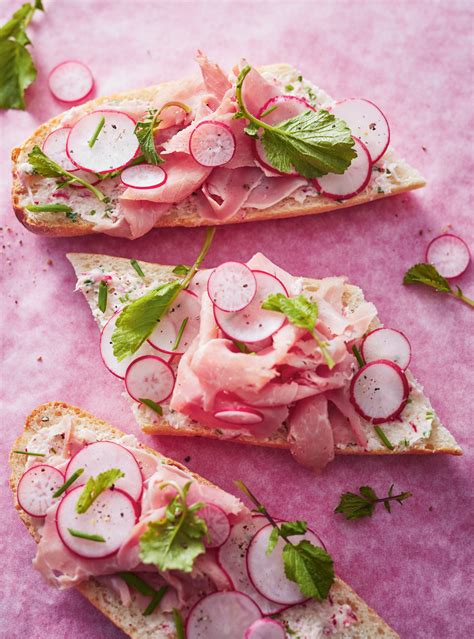 Tartines Jambon Et Beurre Aux Radis Ricardo