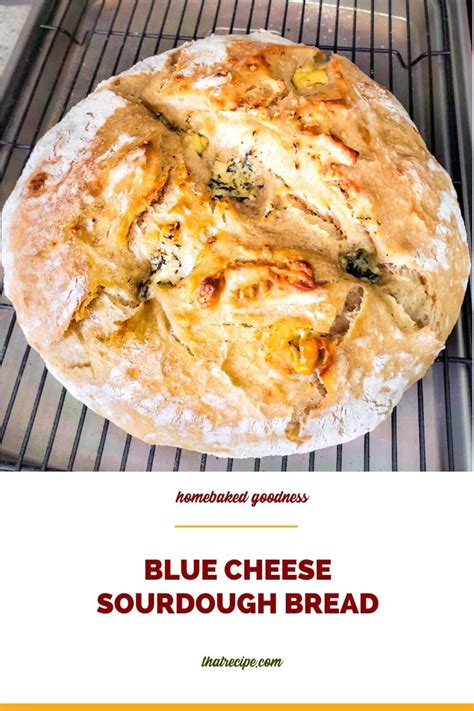 Easy Artisan Blue Cheese Sourdough Bread