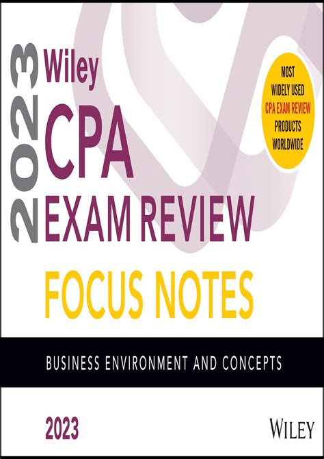 Read Book Wiley S Cpa Jan Focus Notes Business Environment And