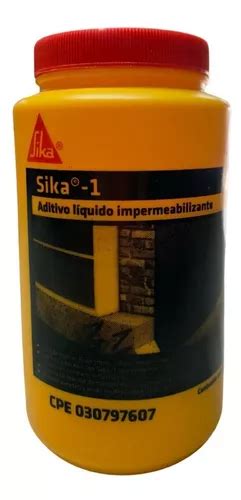 Sika 1 De Litro Aditivo Líquido Impermeabilizante MercadoLibre