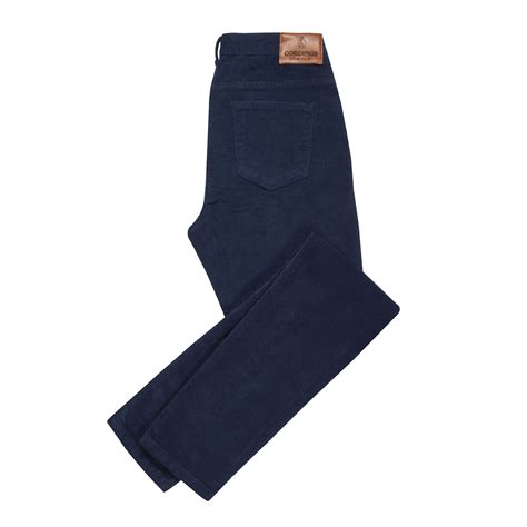 Midnight Blue Stretch Needlecord Jeans Cordings Us