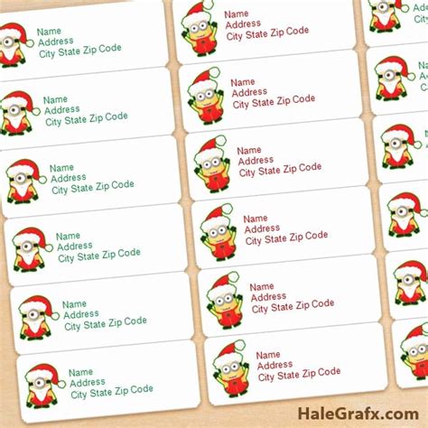 50 Avery 8160 Christmas Gift Labels