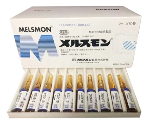2024 Melsmon Inj. Human Placenta - Melsmon Inj. and Skin Care