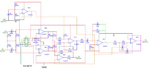 Multisim Schematic Of Complete Ecg Circuit Download Scientific Diagram