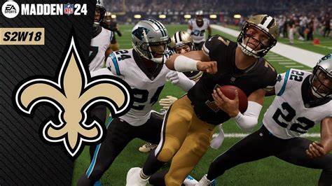 Last Chance To Make The Playoffs Saints Vs Panthers Saints Madden