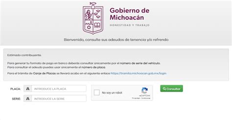 Adeudo vehicular Michoacán Cómo pagar tu Refrendo en línea