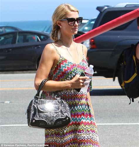 Beach Babe Paris Hilton Bares Her Bikini Body Before Surf Shopping With Her Beau River Viiperi