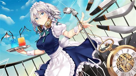 HD wallpaper: Anime, Touhou, Sakuya Izayoi | Wallpaper Flare