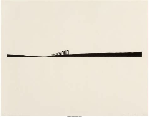 Ed Ruscha | Hollywood (1981) | Artsy