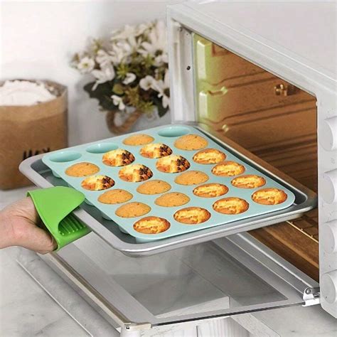 1 pièce Moules de cuisson en silicone pour muffins et cupcakes sûrs