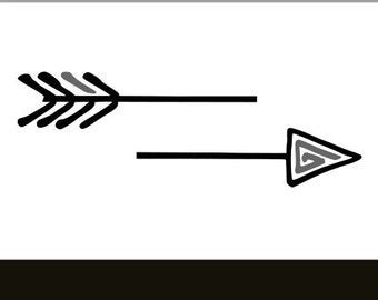 Split Arrow Svg Etsy