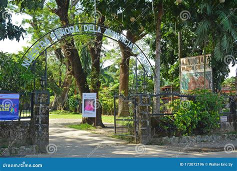 Bosoboso Church Gate Entrance Arch In Antipolo City Philippines Editorial Photo Image Of