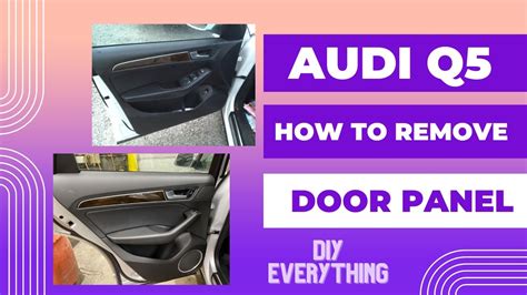 2011 Audi Q5 Door Panel Removal YouTube