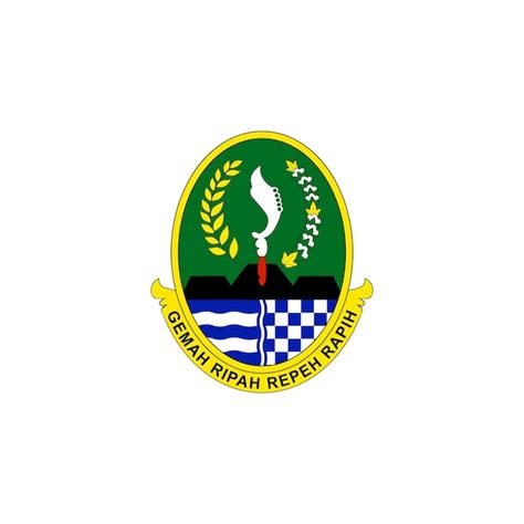 Premium Vector | Coat of arms of the province of West Java lambang logo ...