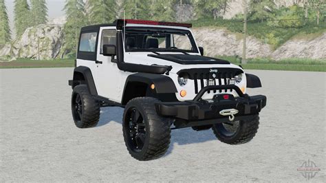 Jeep Wrangler Rubicon J Para Farming Simulator