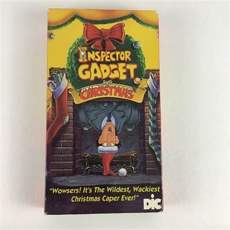 Inspector Gadget Saves Christmas VHS Tape Holiday Show Santa | Etsy