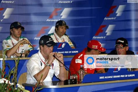 The FIA Press Conference From Back Row L To R Nick Heidfeld GER