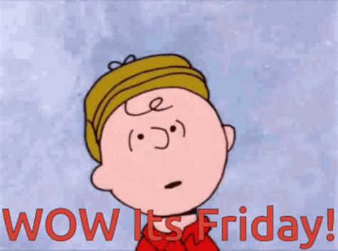 Snoopy Friday Wow Charlie Brown GIFDB