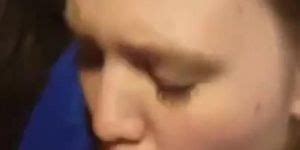 Whore Blonde Teen Sucking Stranger Dick Her Profile In Description Tnaflix