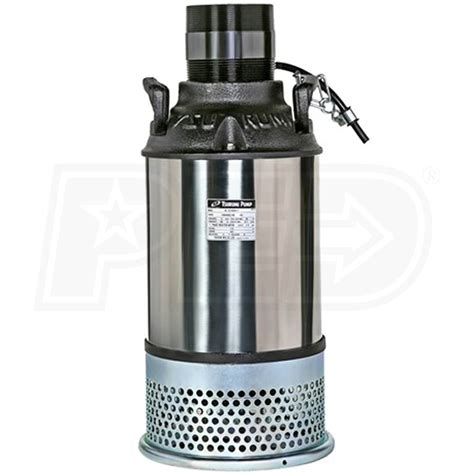 Tsurumi 4HF 200 GPM 4 High Volume Submersible Stainless Steel Pond