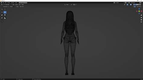 3D Model Bikini Model UE5 Unity Blender Animated Realistic Female Character
