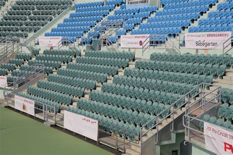 Row after Row of Stadium Seats and Bleachers 5 Jan 2013 Editorial Photo - Image of seating ...