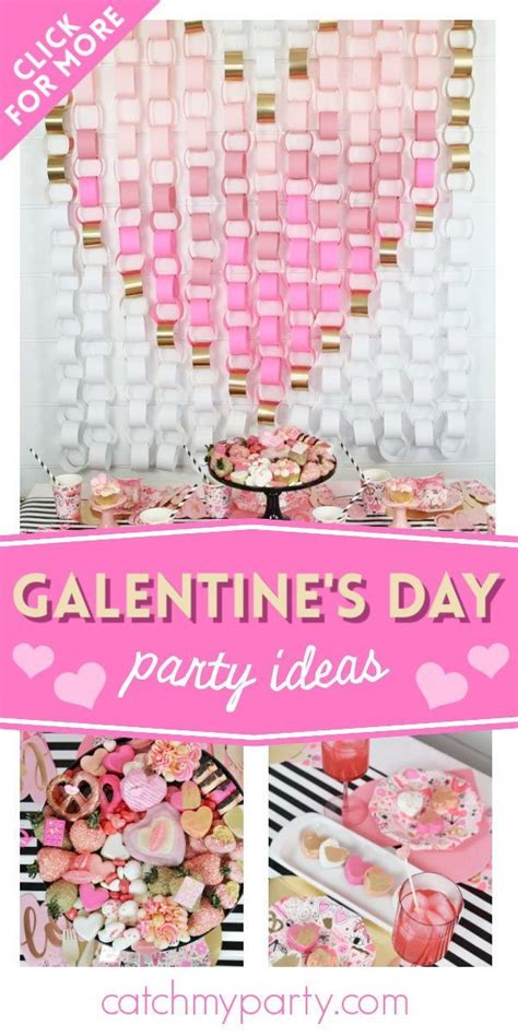 Galentine S Luncheon Valentine S Day Galentine S Party Catch My Party Galentines Party