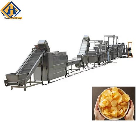 Fully Automatic Lays Potato Chips Making Machine Fresh Frozen Scale