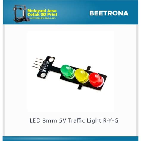 Jual Module Simulasi Lampu Lalu Lintas Led Mm V Traffic Light R Y G