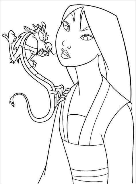 Disney Coloring Pages Printable Mulan From Movies Coloring Pages Blogs