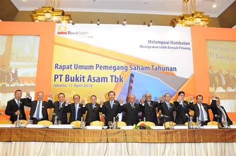 PTBA Bagikan Dividen Rp 3 35 Triliun Pada RUPS Tahun Buku 2017 PT