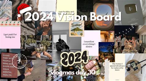 🎁 Vlogmas Day 30🎄2024 Moodvision Board🎄 Youtube