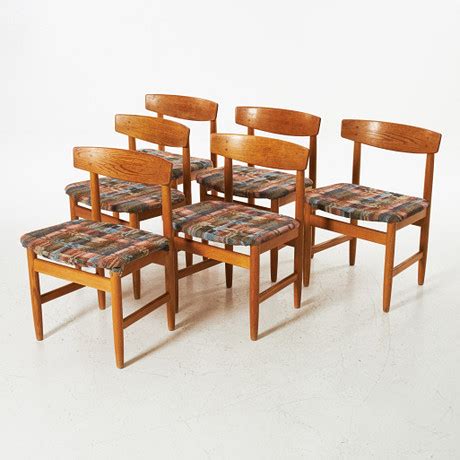 B Rge Mogensen Resund Chairs Pcs Oak Upholstered Seat