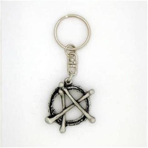 English Pewter Anarchy Keyring Keychain Punk Sex Pistols Ebay