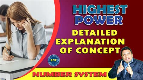 Highest Power Of A Number Factorial Number System Concept Explanation