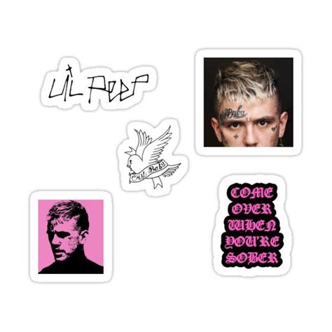 Lil Peep Sticker Pack Sticker By Shoxio In 2021 Stickers Aesthetic