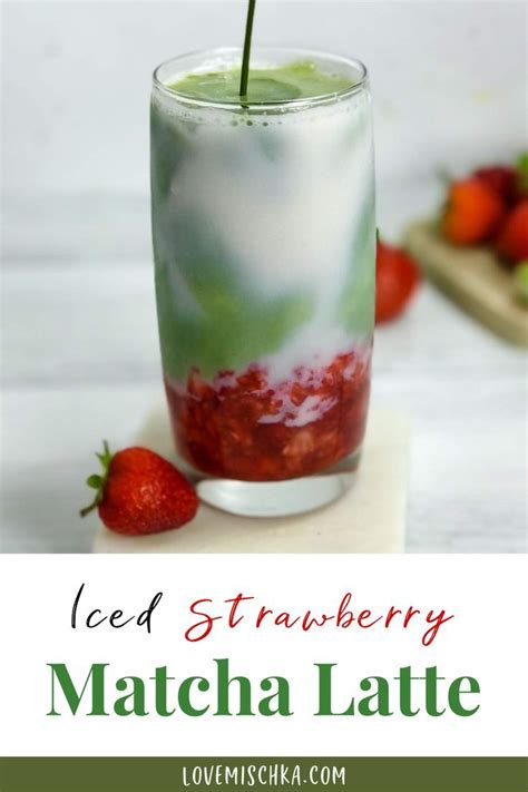 Strawberry Matcha Latte Recipe