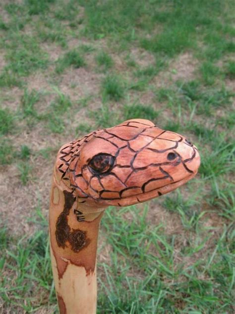 Snake Walking Stick Carving Etsy Wood Carving