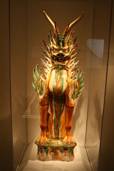 Tang Sancai Tomb Guardian Th Century Ad Freer Sackler Ga Flickr