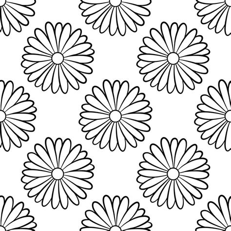 Black and white floral pattern 24317448 Vector Art at Vecteezy