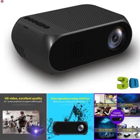 Buy P Hdmi Yg Mini Home Theater Cinema Tv Portable Led Projector