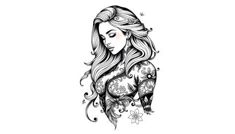 Naked Girl Tattoos Stunning Ideas For Tattoo Enthusiasts