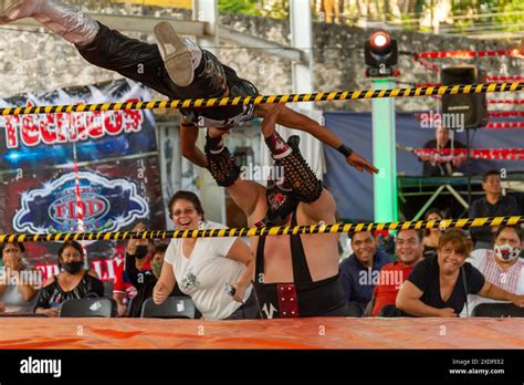 Lucha Libre Mexican wrestling event rural area Stock Photo - Alamy