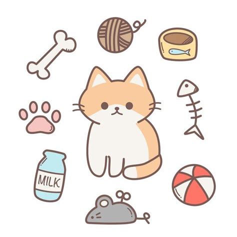 Premium Vector | Cat doodle vector in 2024 | Cat doodle, Doodles, Hello ...