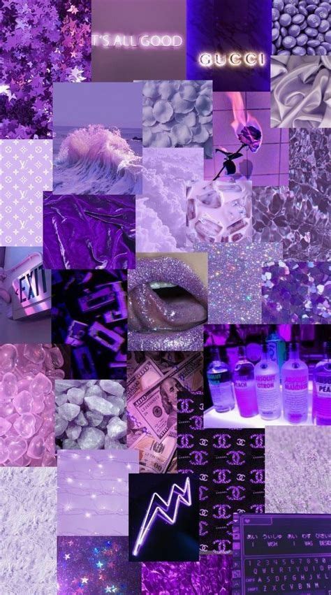 Purple Collage In 2020 Iphone Wallpaper Tumblr Aesthetic In 2021