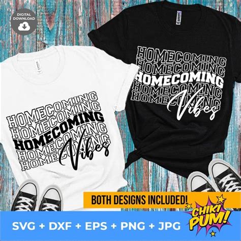 Homecoming Vibes SVG Homecoming T Shirt Hoco 2023 Svg Homecoming