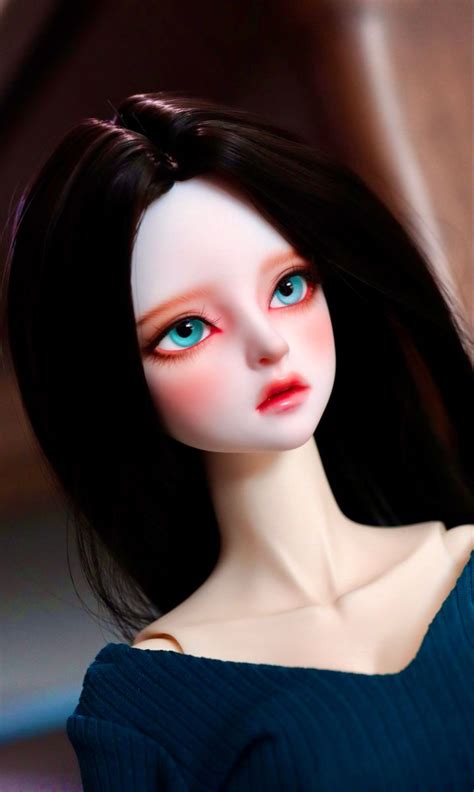 Bjd Dolls Girls Cute Dolls Light Blue Hair Kaya Ball Jointed Dolls